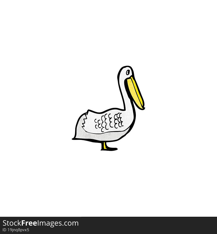 cartoon pelican