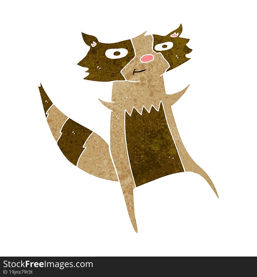 cartoon raccoon