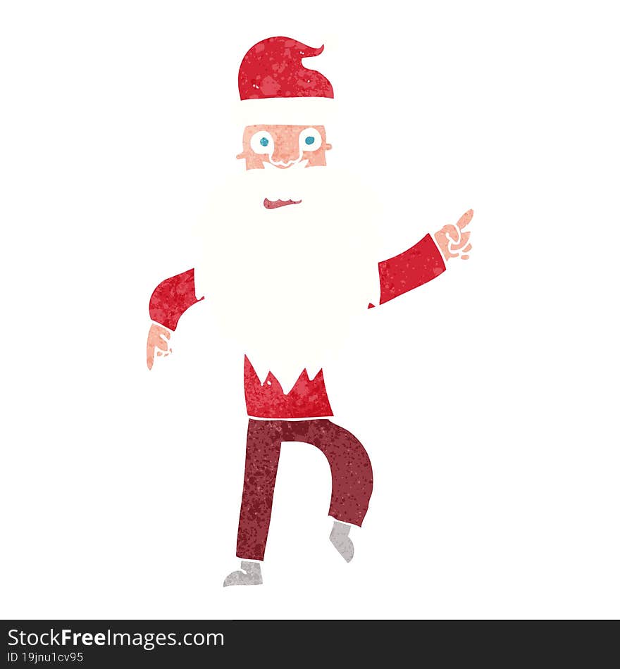 cartoon santa claus