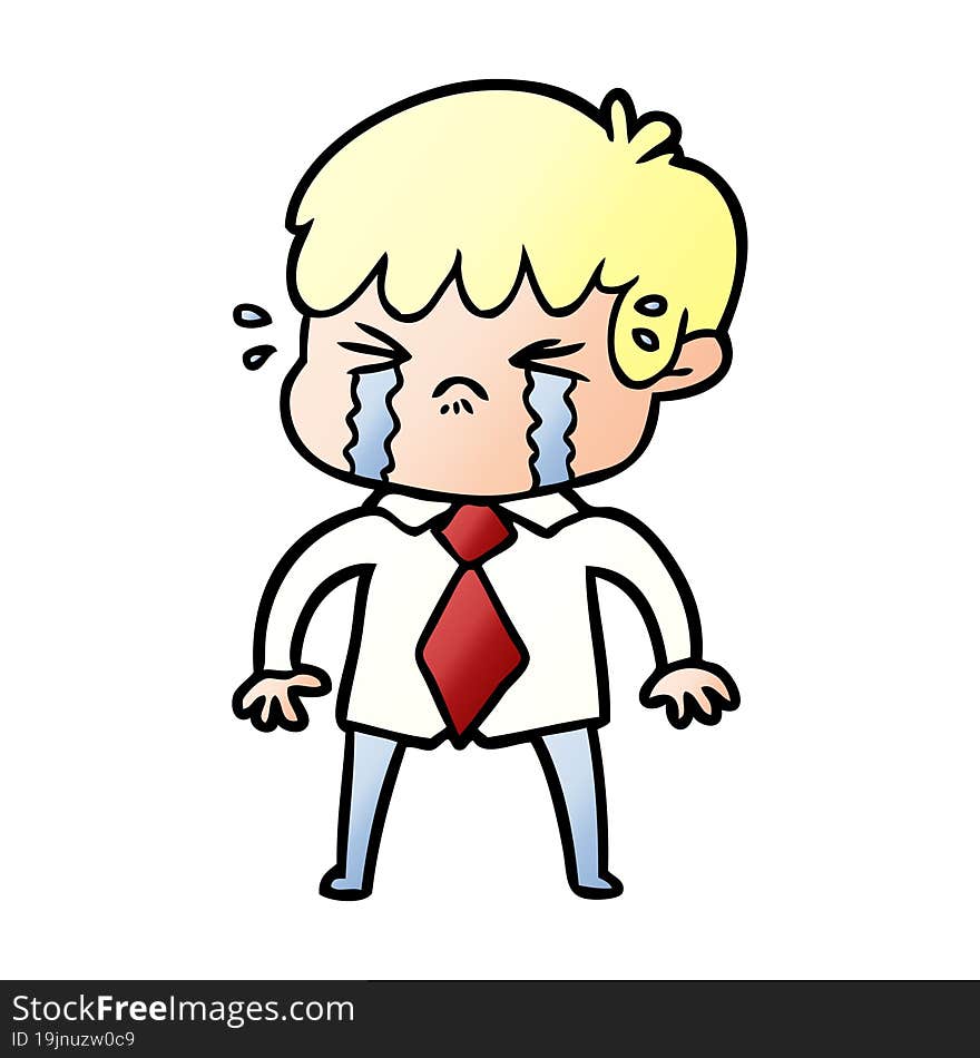 cartoon boy crying. cartoon boy crying