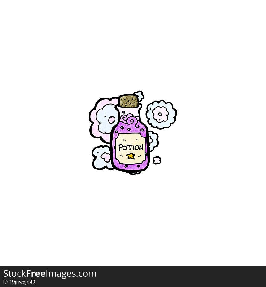 small potion bottle cartoon