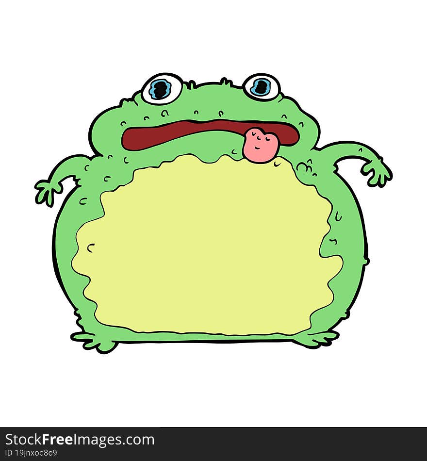 Cartoon Funny Frog