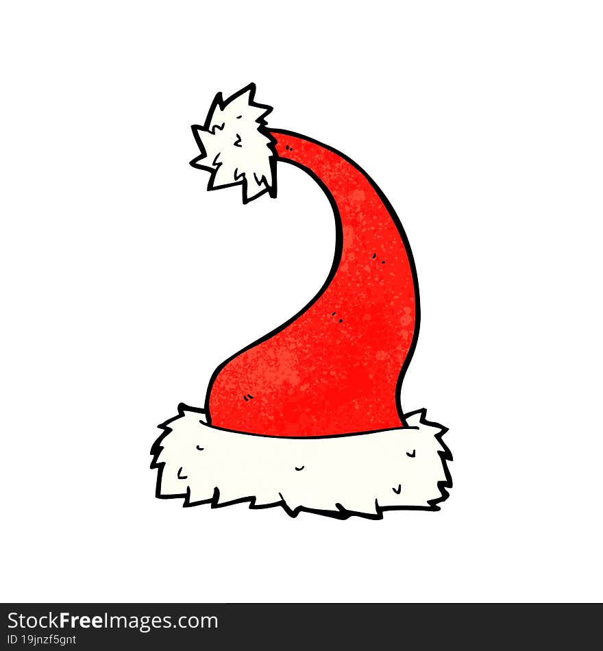 cartoon santa hat