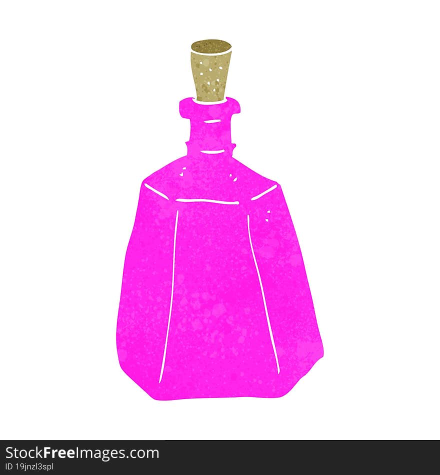 Cartoon Potion Bottle