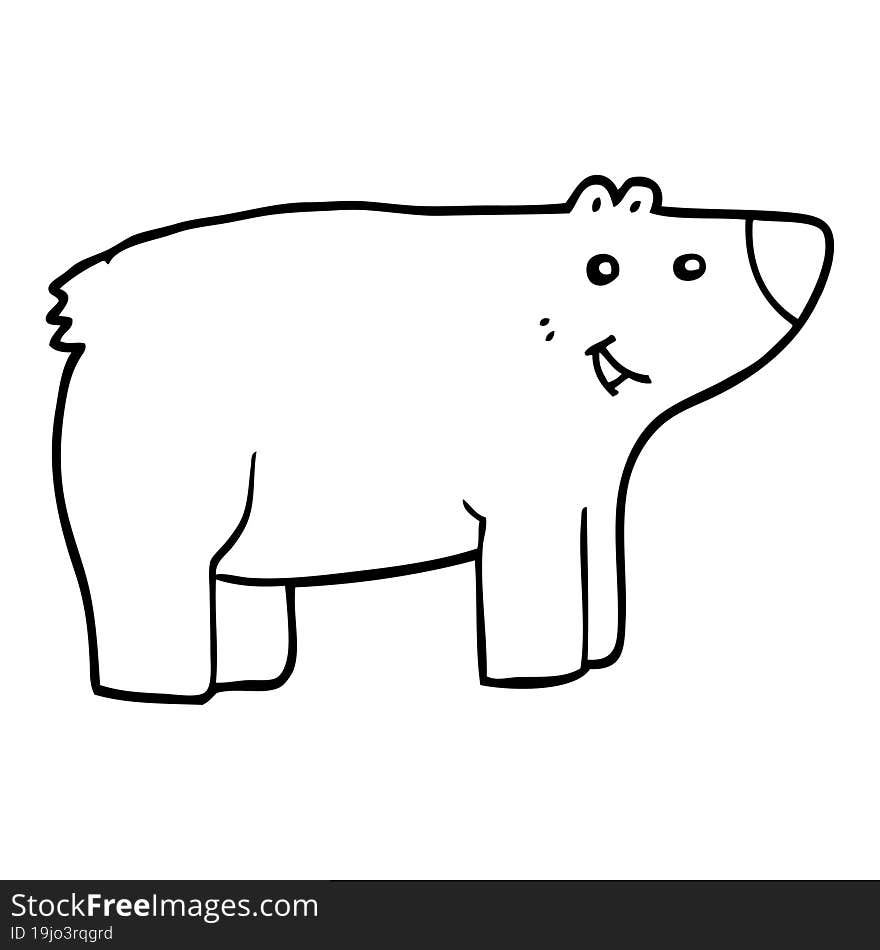 cartoon bear