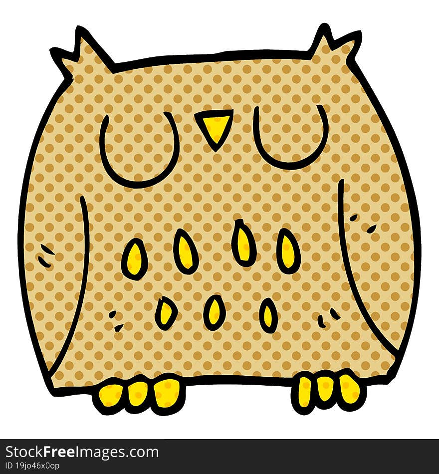 cartoon doodle cute owl