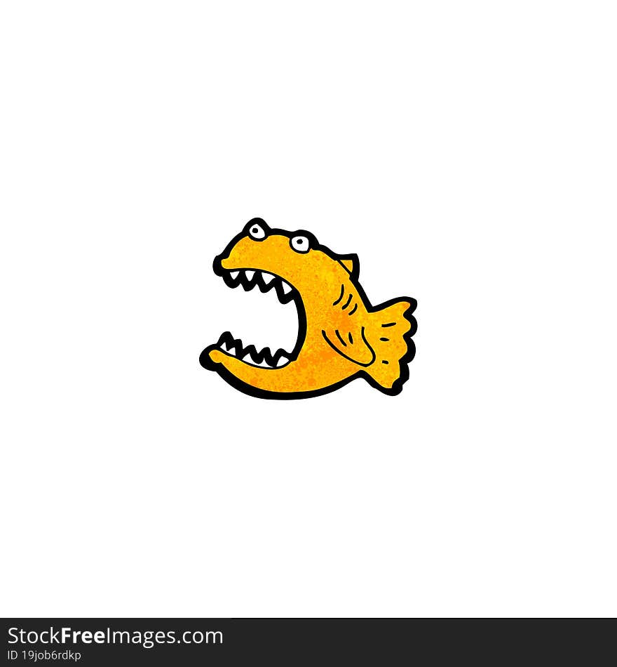 Cartoon Piranha