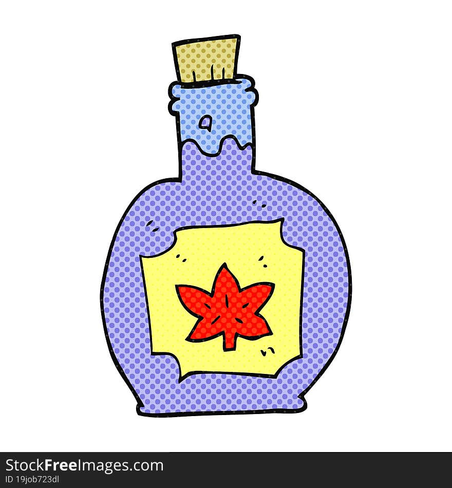 Cartoon Maple Syrup