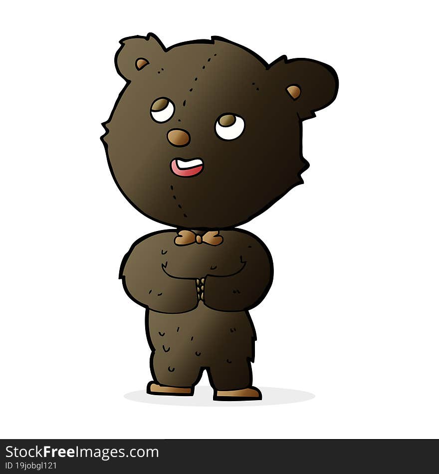 cartoon cute teddy bear