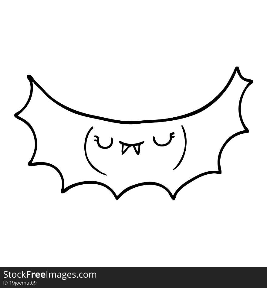 cartoon vampire bat