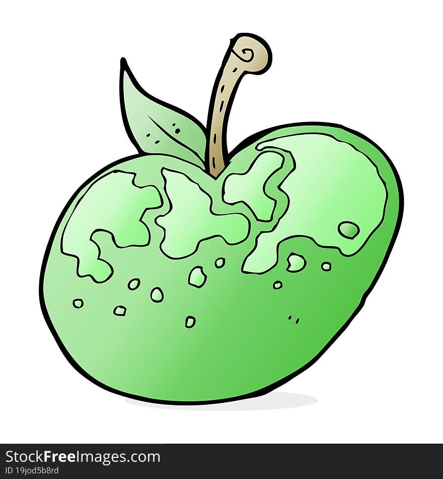 cartoon apple