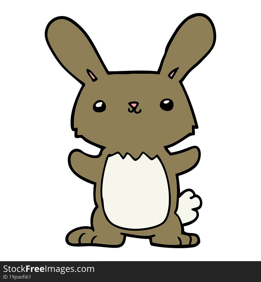 Cute Cartoon Rabbit