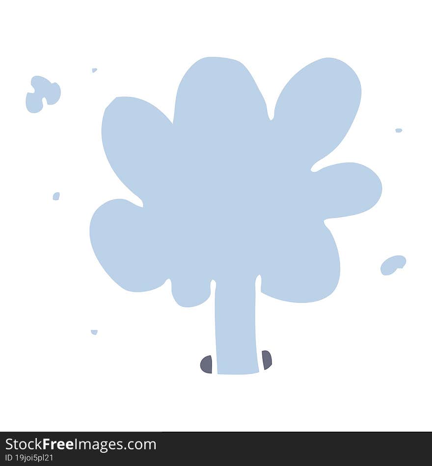 flat color style cartoon spouting water