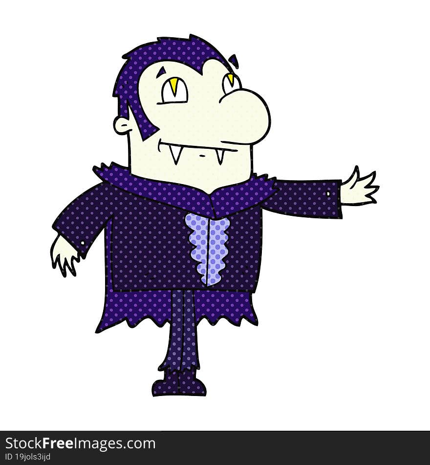 cartoon vampire