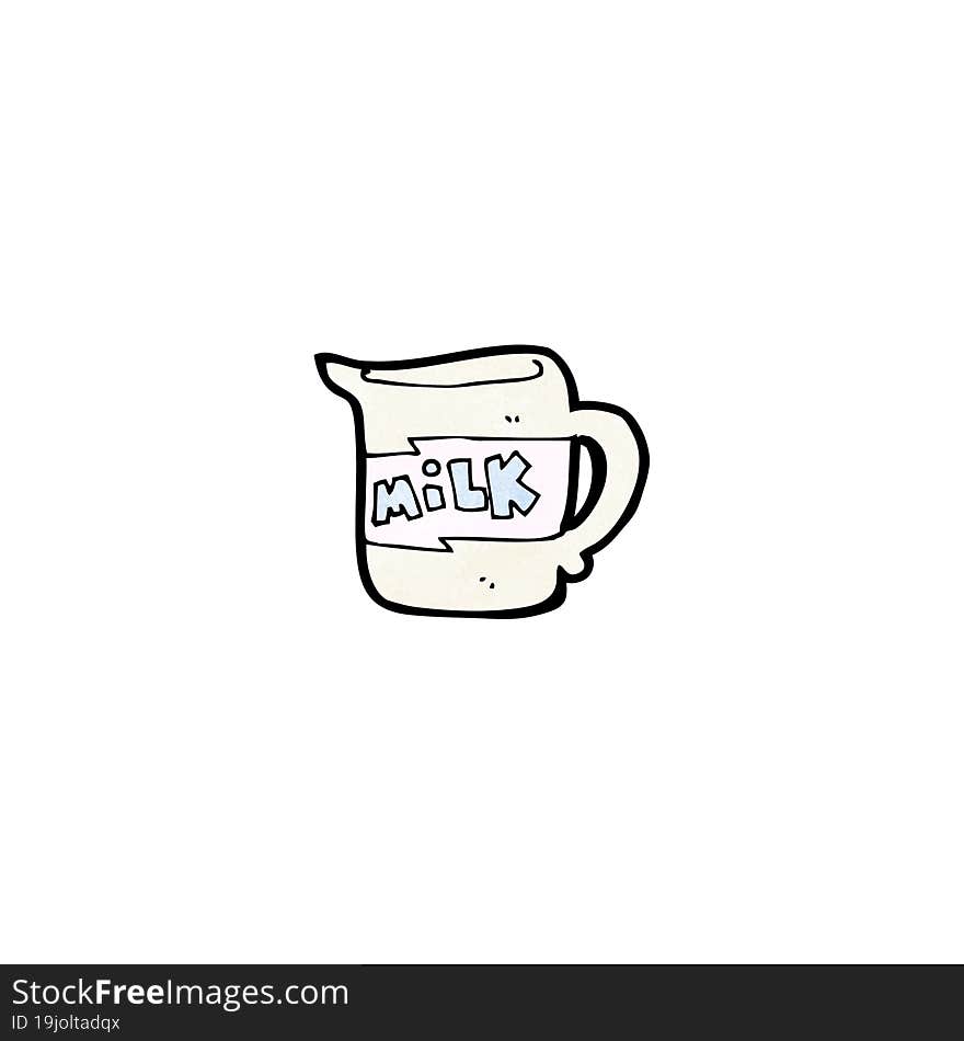 Jug Of Milk Cartoon