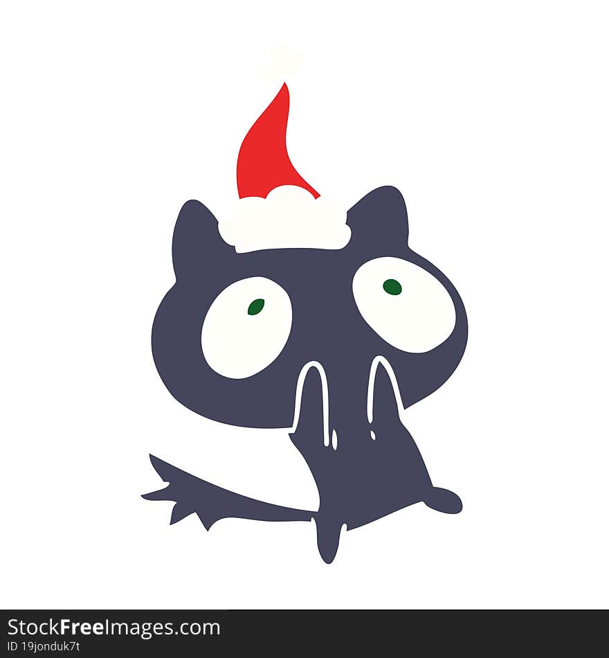 Christmas Cartoon Of Kawaii Cat