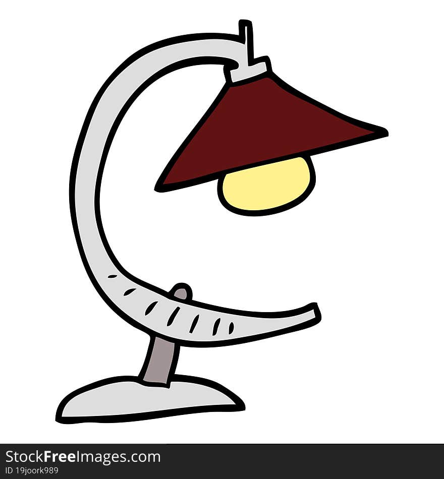 Cartoon Doodle Desk Lamp