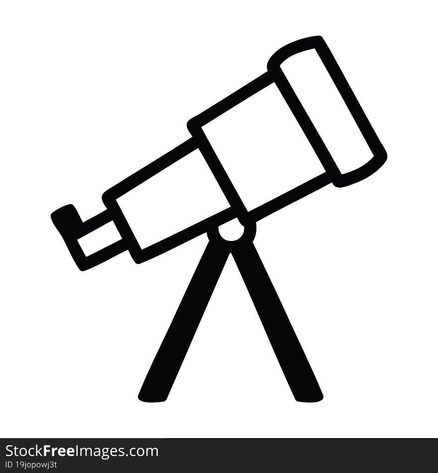 astronomy telescope icon