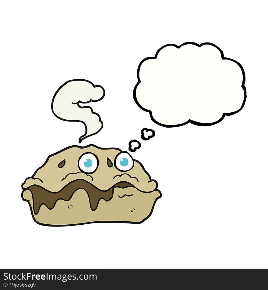 Thought Bubble Cartoon Hot Pie