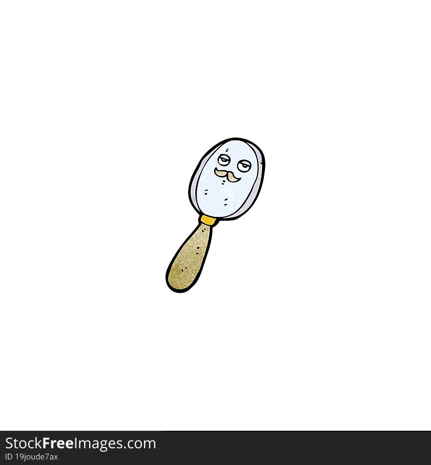 Cartoon Magnifying Glass