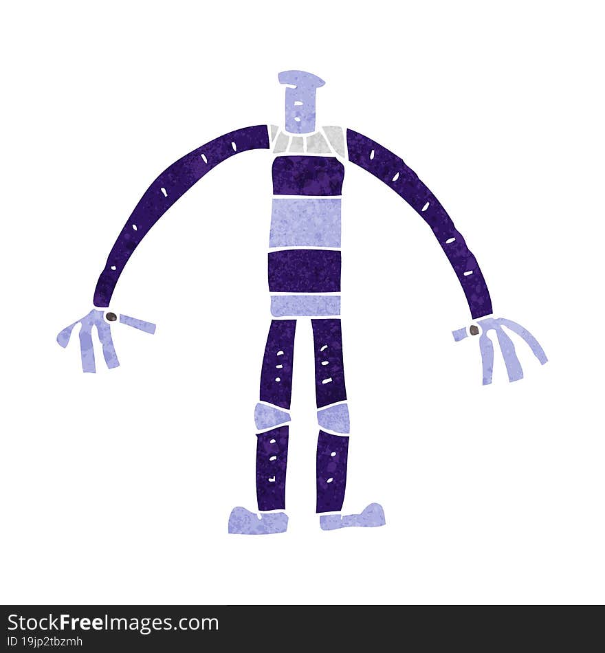 cartoon robot body (mix and match cartoons or add own photo head