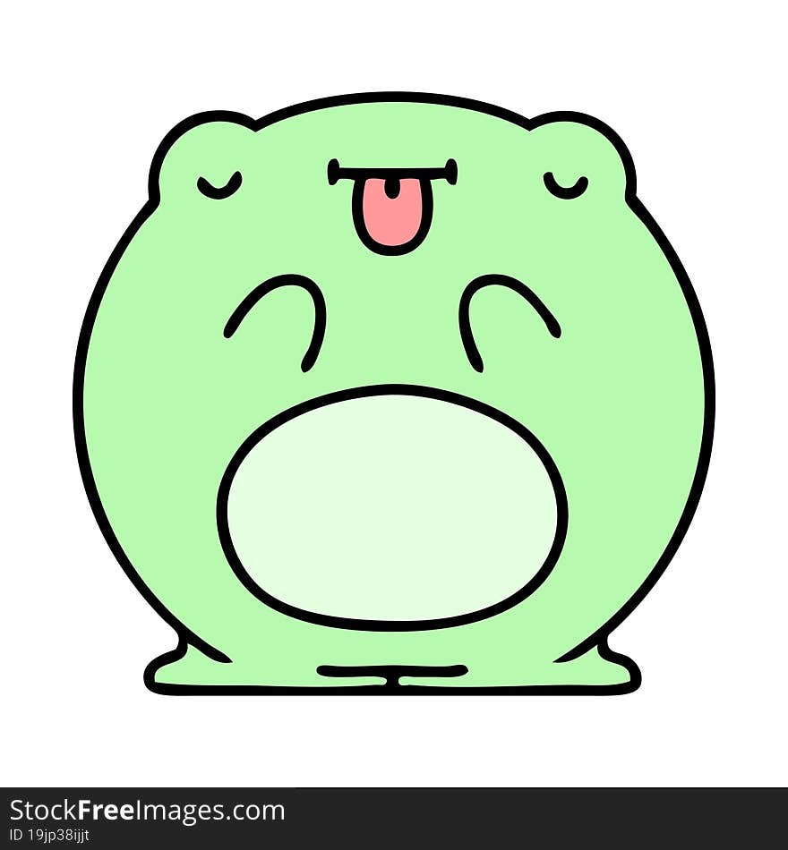 Cute Cartoon Frog