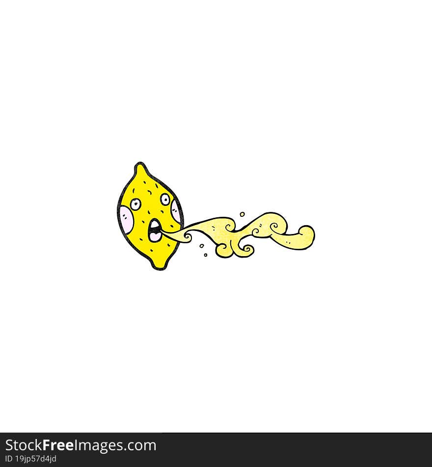 Cartoon Squirting Lemon