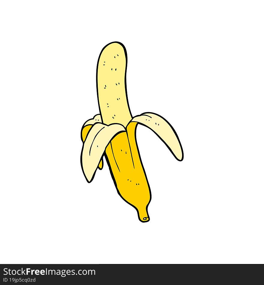 cartoon banana