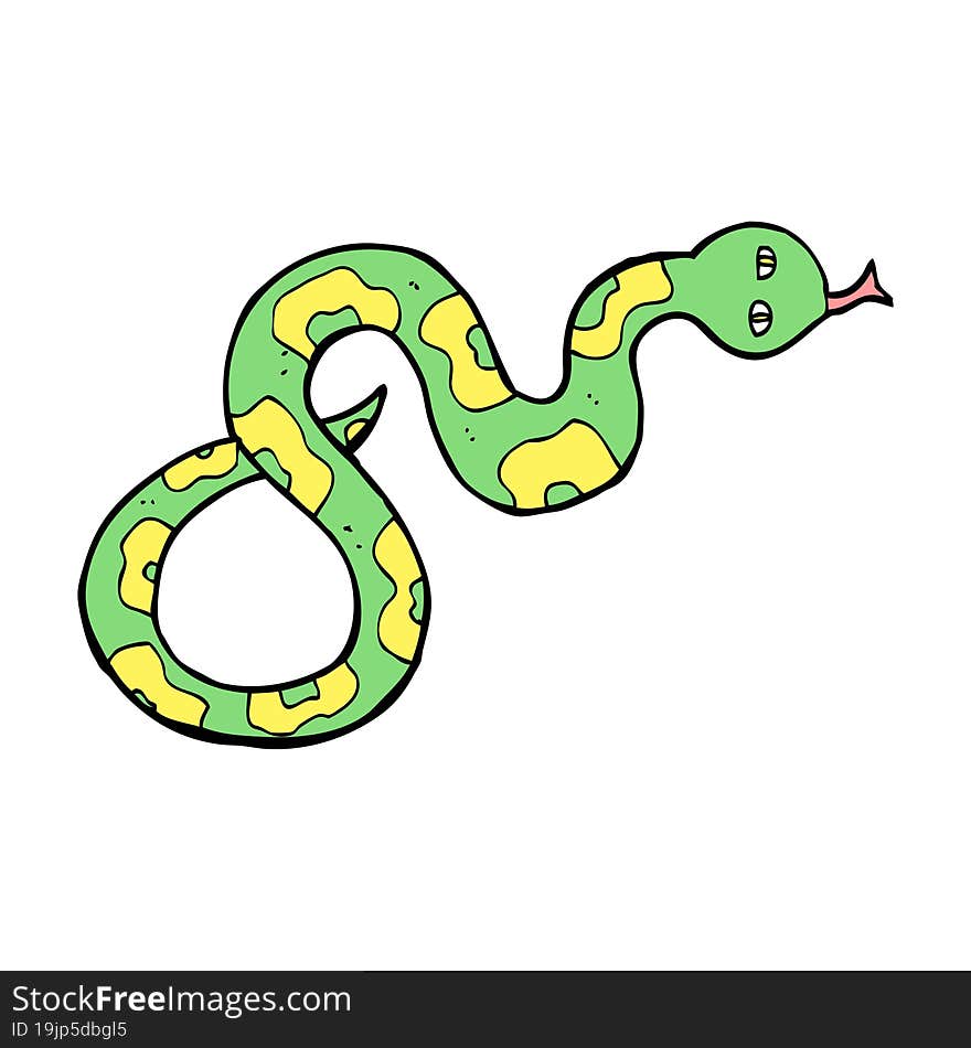 cartoon snake