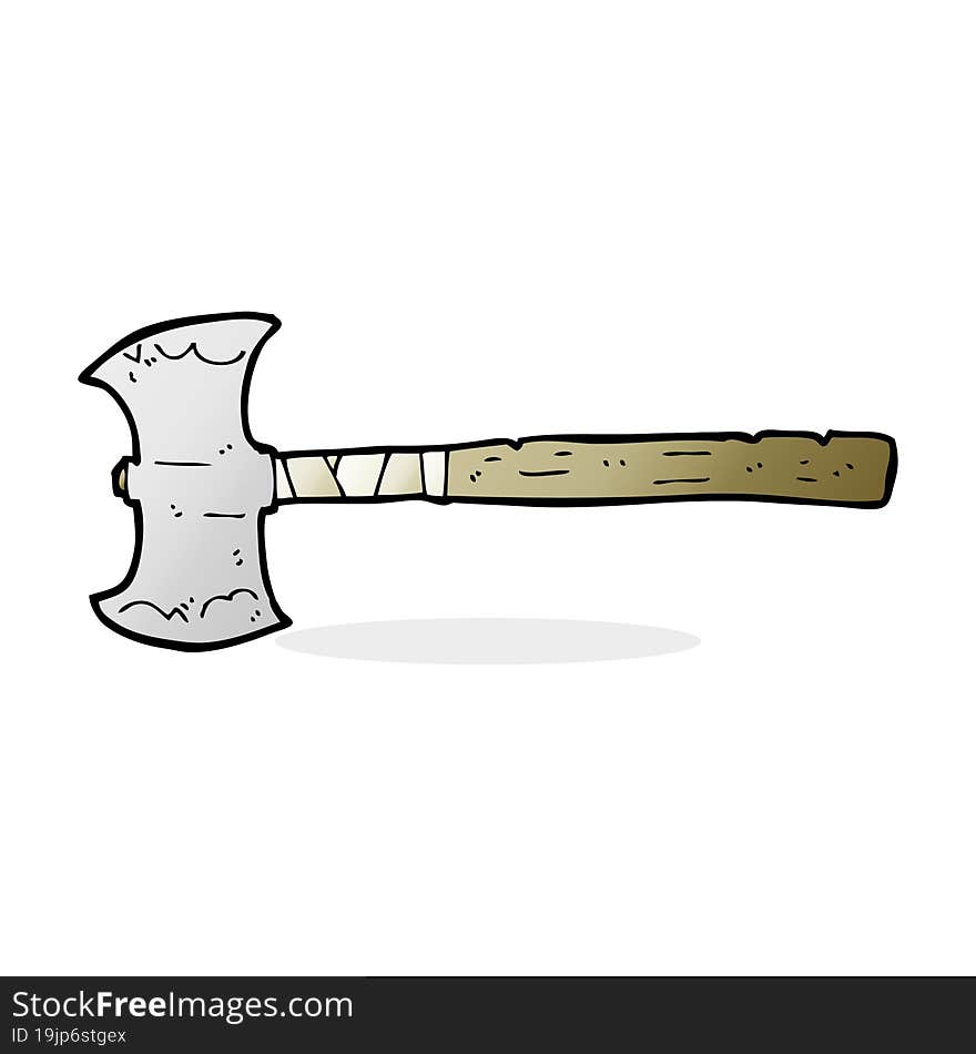 Cartoon Double Sided Axe