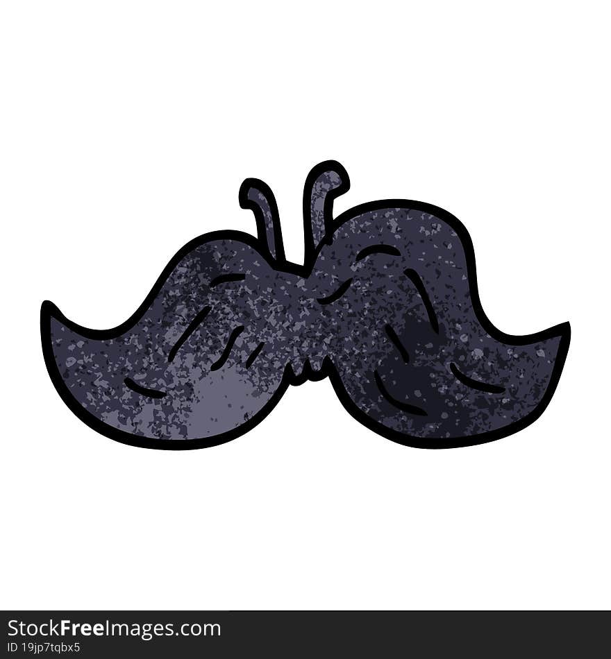 Cartoon Doodle Mustache