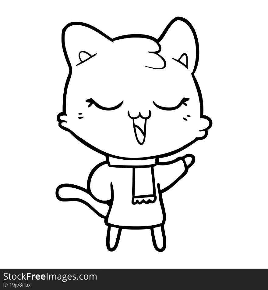 cartoon cat. cartoon cat