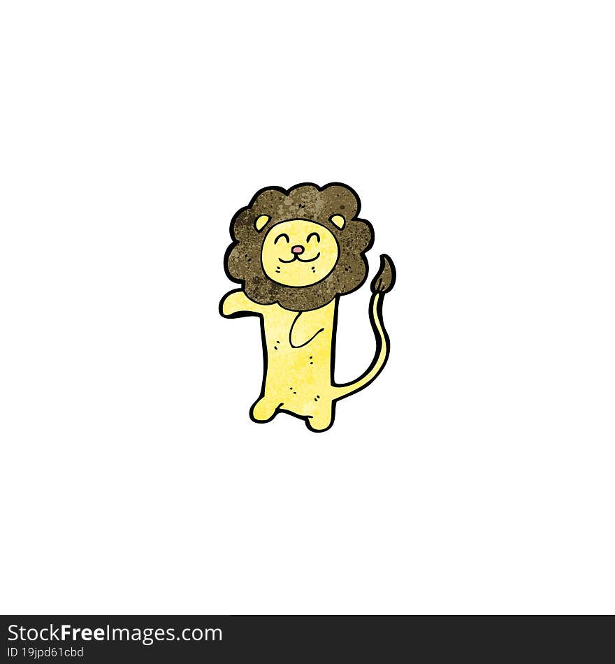 cartoon lion