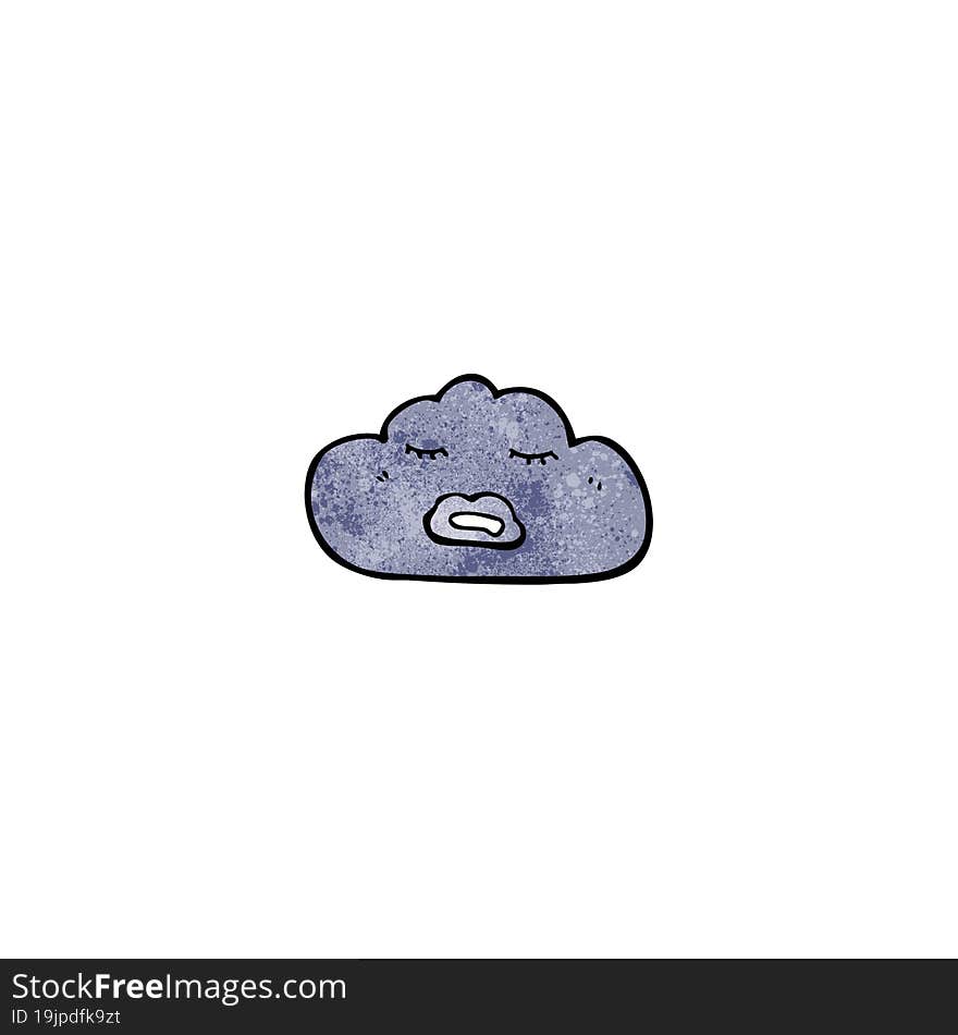 Cartoon Rain Cloud