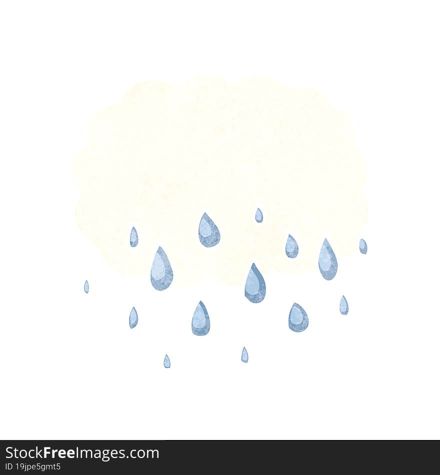 rain cloud cartoon