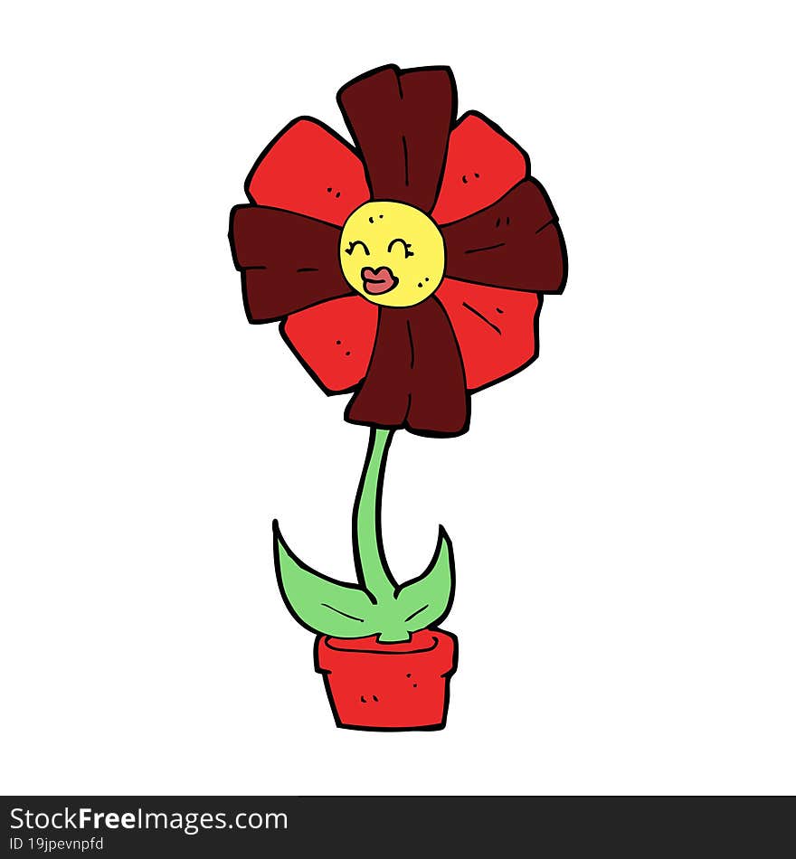 Cartoon Flower