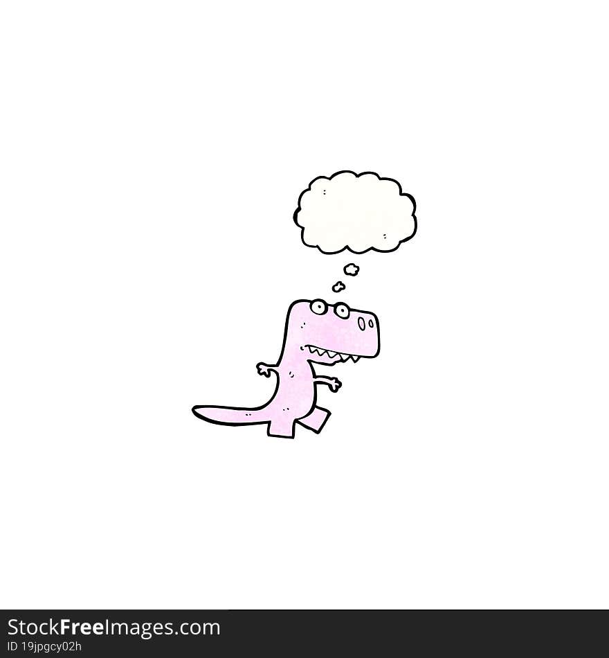 cartoon pink dinosaur