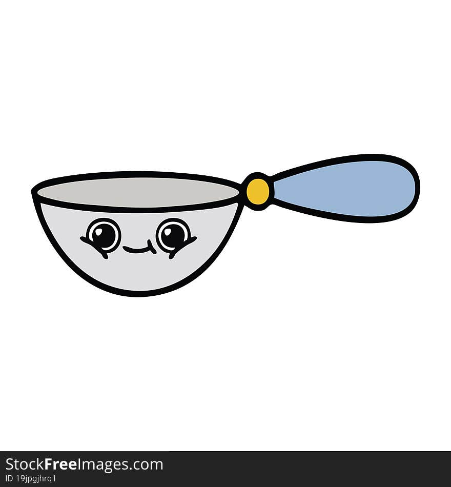 cute cartoon measuring spoon