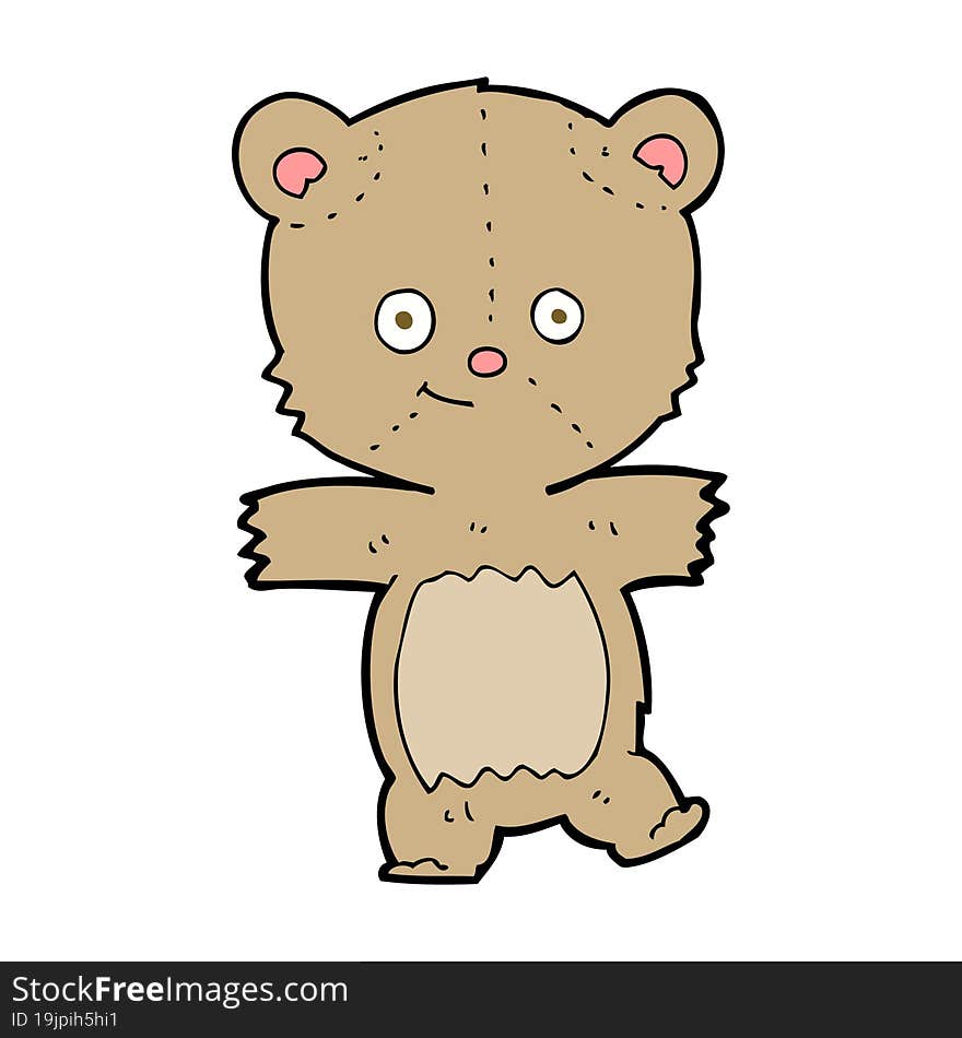 Cartoon Funny Teddy Bear