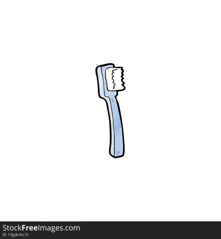 cartoon toothbrush