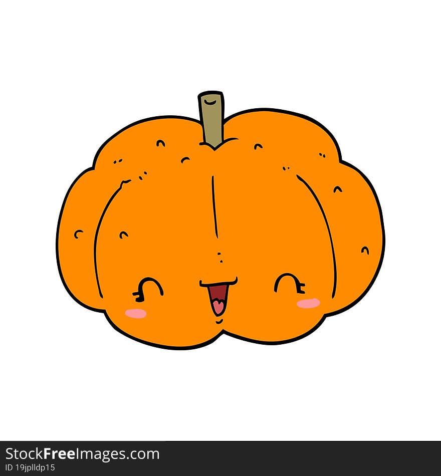 cartoon pumpkin