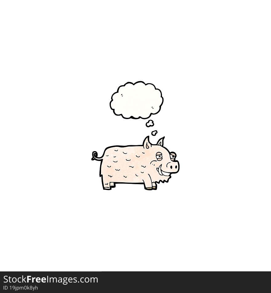 cartoon pig