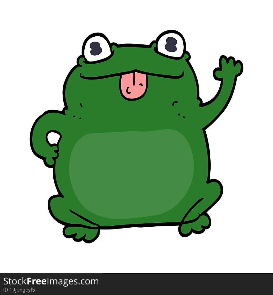 cartoon frog