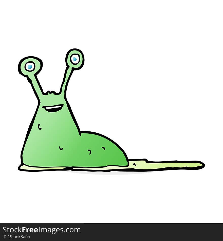 cartoon slug