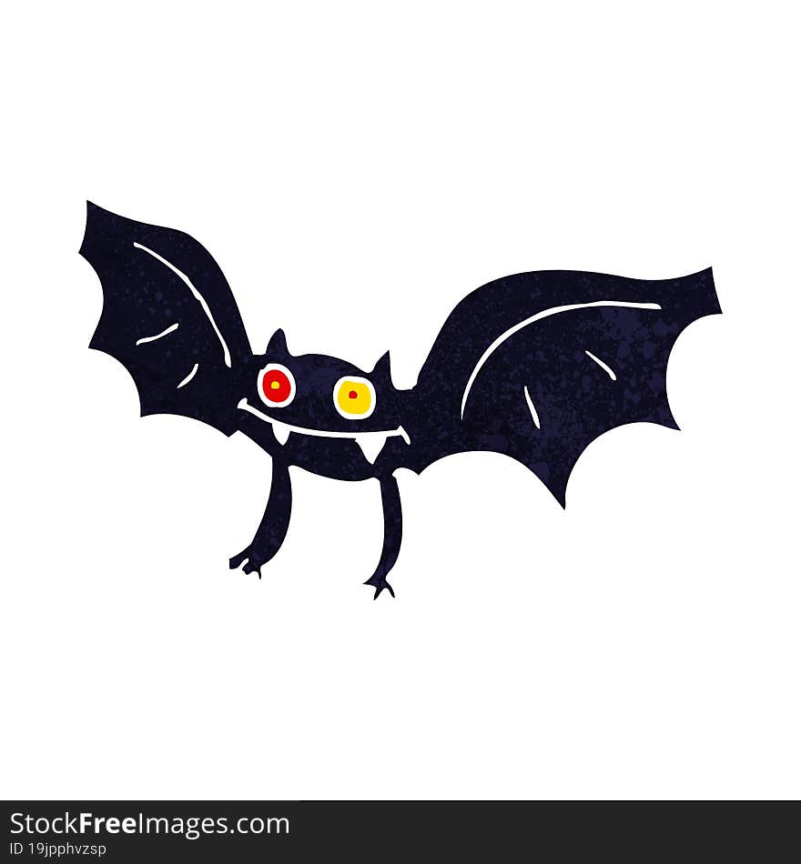 Cartoon Vampire Bat