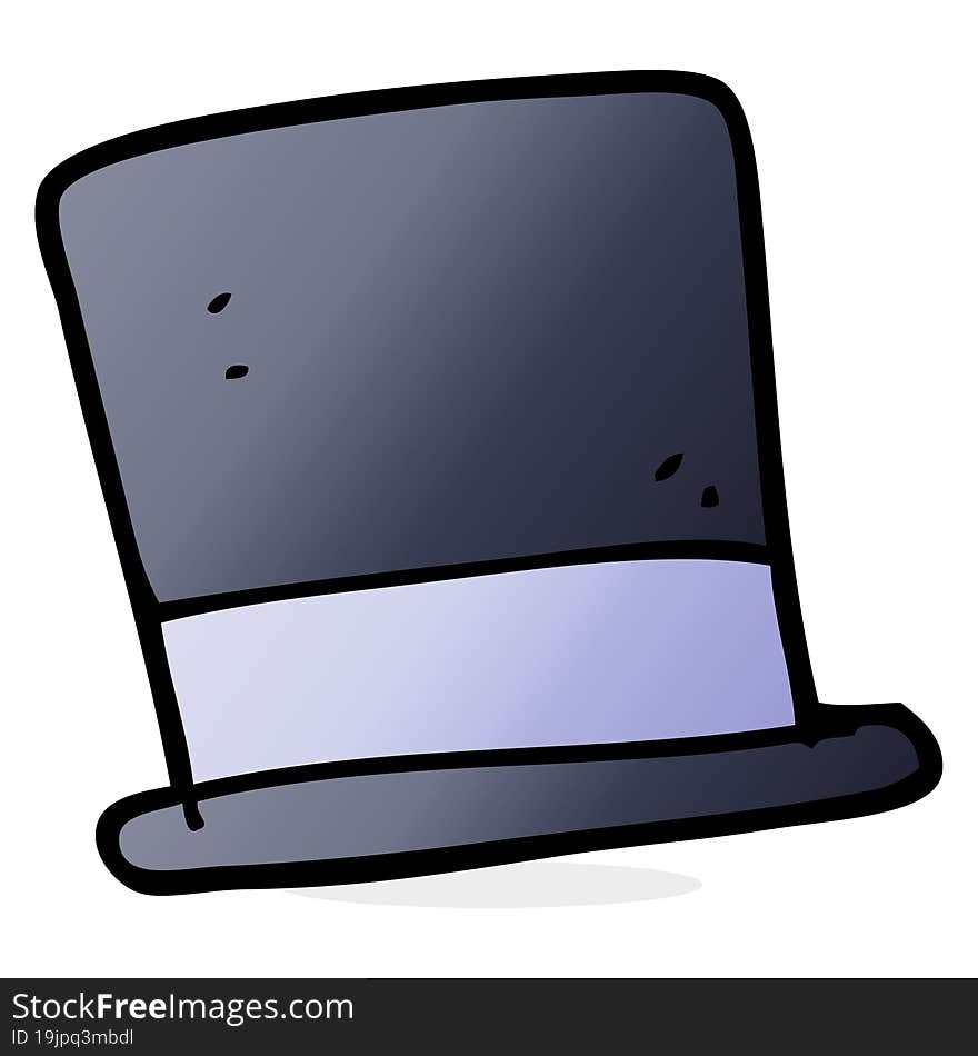 cartoon top hat