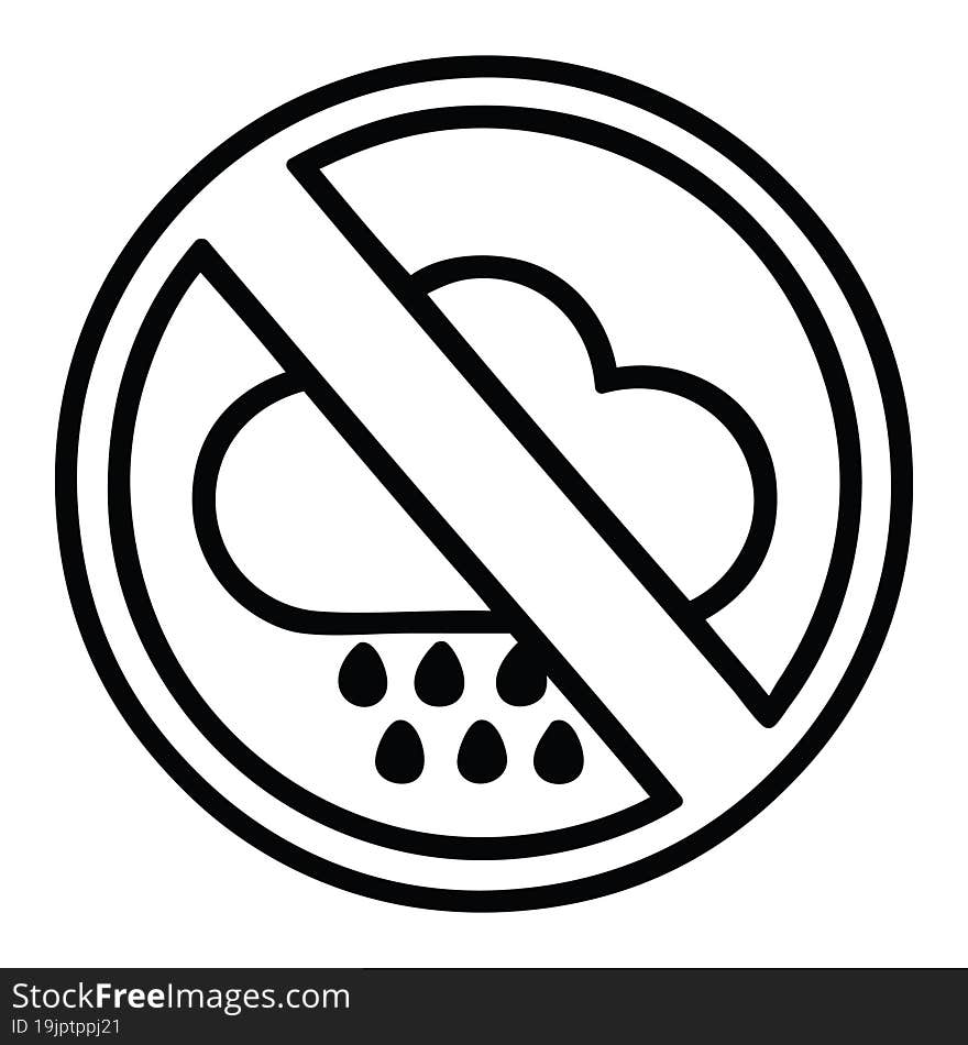 no bad weather icon symbol