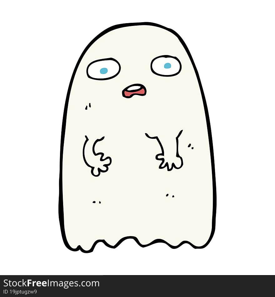 Funny Cartoon Ghost