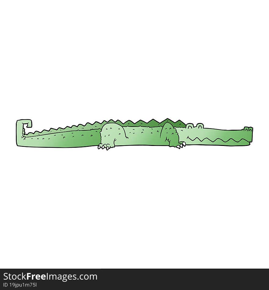 cartoon crocodile. cartoon crocodile