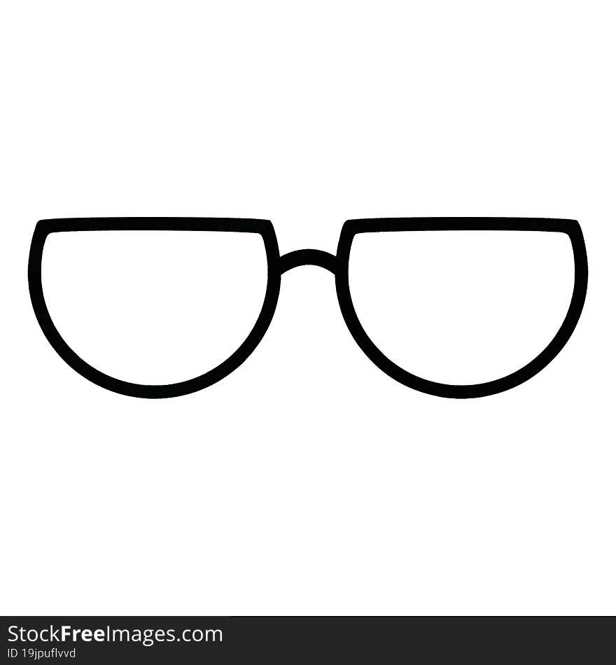 spectacles graphic vector illustration Icon. spectacles graphic vector illustration Icon